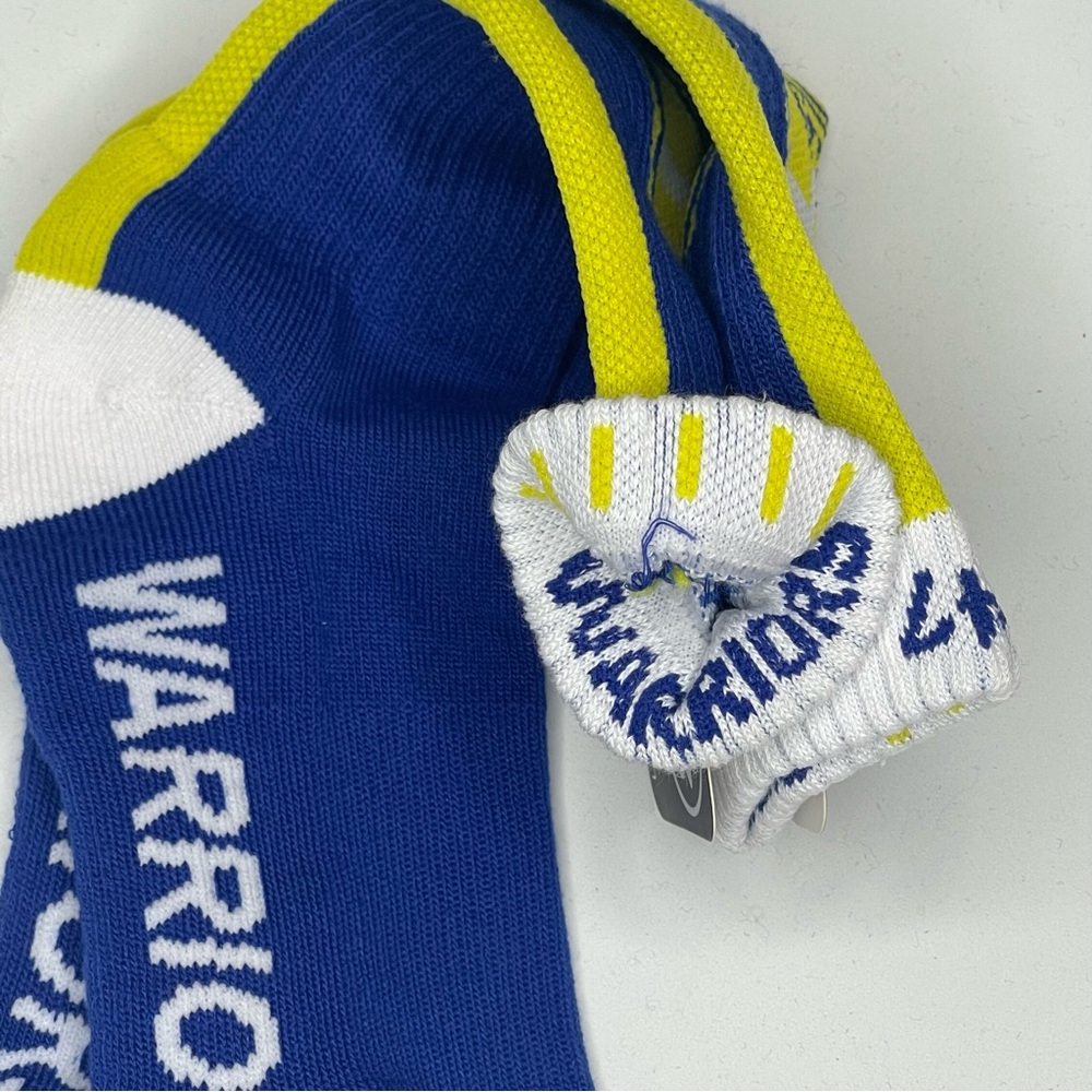 4 Pairs of Golden State Warriors big logo socks - Picture 6 of 7